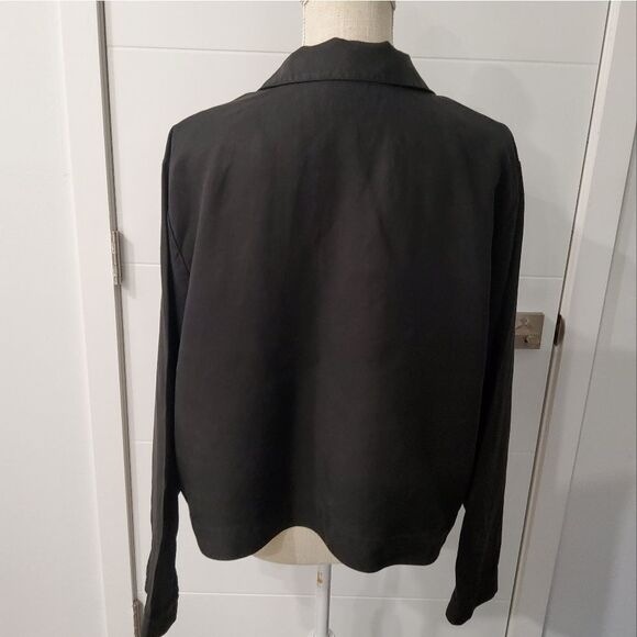 Eileen Fisher Women's Tencel/Linen Blend Cropped Cardigan Size XL - Picture 3 of 10